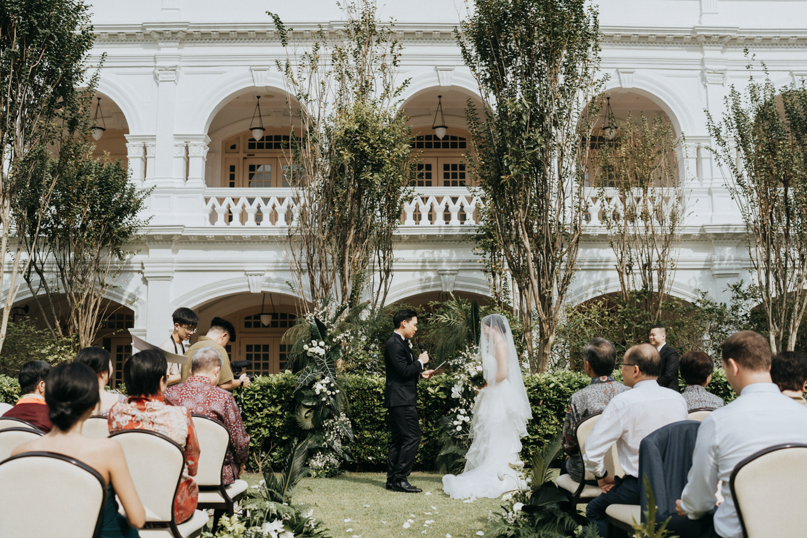 Matthew & Wanda - Raffles Hotel